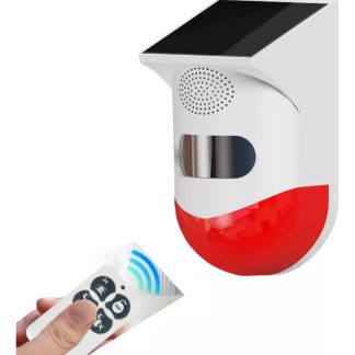 alarma solar con control remoto