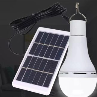 Ampolleta Recargable con Panel Solar y USB